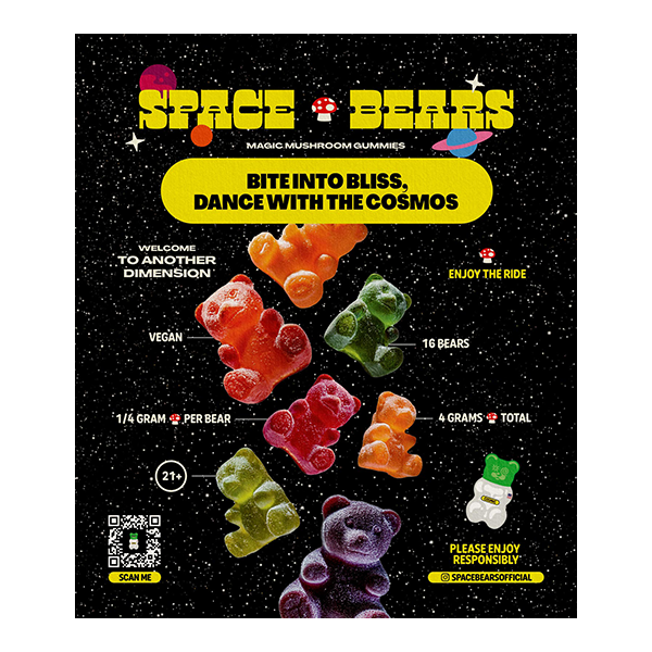 Space Bears Mushroom Gummies